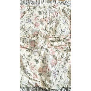 J. Clayton International Quilted Floral Patchwork Shams 21 x 27 Botanical